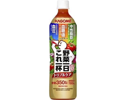 カゴメ「野菜一日これ一杯トリプルケア」に720mLペットボトルが登場。食後の血中中性脂肪・血糖値、血圧に関する機能性表示食品 - グルメ Watch