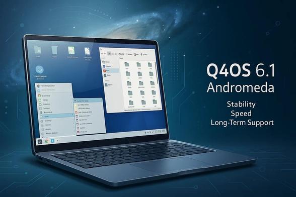 🚀 Q4OS 6.1 “Andromeda” is now available!

– Debian Trixie base
– Plasma 6.3.6 / Trinity 14.1.5
– Long-term support up to 10 years

Read full announcement: https://www.opensourcefeed.org/q4os-6-1-andromeda-released/