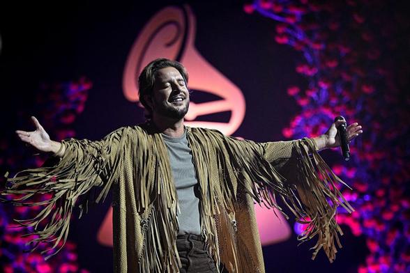 El cantante Manuel Carrasco durante los Latin Grammy (Getty Images for The Latin Recor)