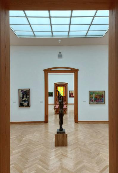 Perspektive im historischen Teil des Osthausmuseums in Hagen