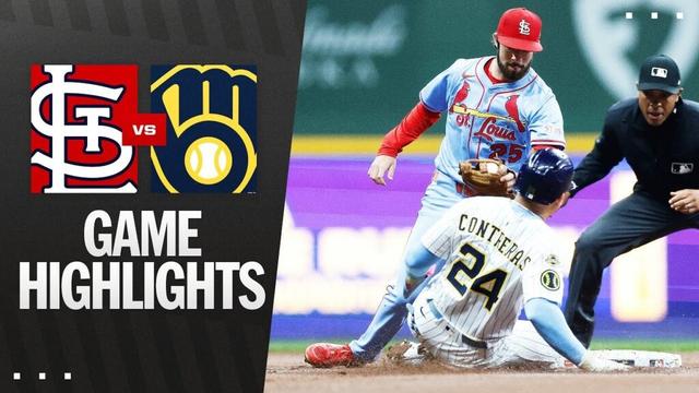 Cardinals vs. Brewersゲームのハイライト(9/13/25)| MLBのハイライト