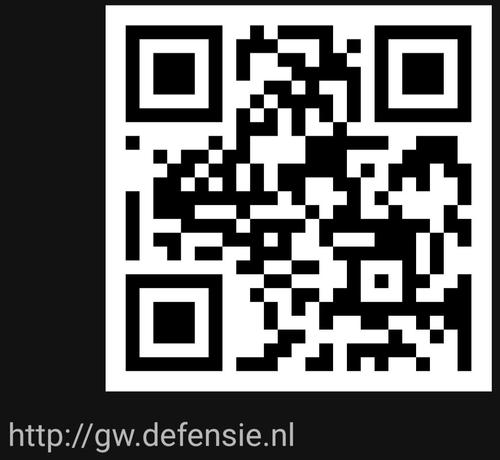 QR-code met uitsluitend tekst:
http://gw.defensie.nl