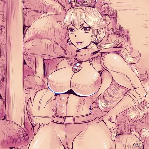 映画版ピーチ姫らくがき/Princess Peach