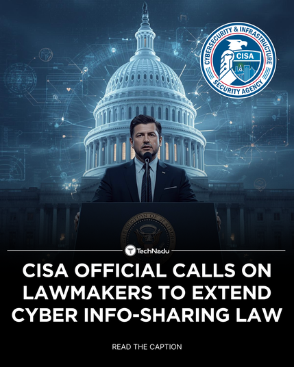 CISA official calls on lawmakers to extend cyber info-sharing law