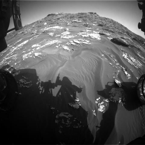 Image taken on Mars by rover Curiosity.