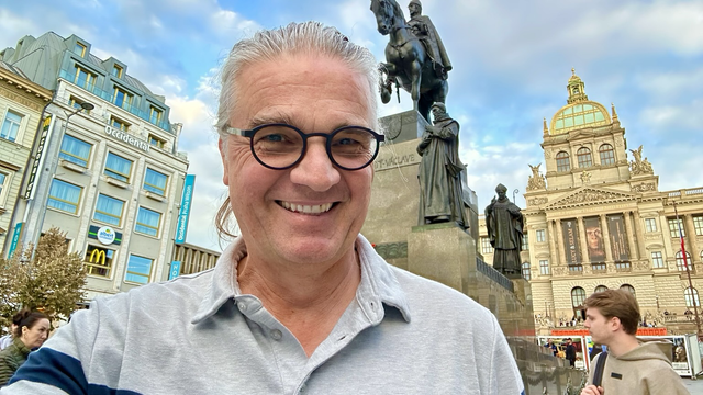 Man in Prague.
