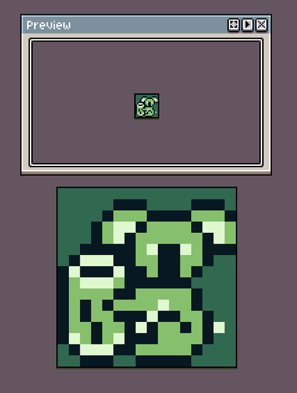 Gameboy style sprite of a Koala holding a log.