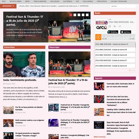 Capture Pic: Home about Portal Web La Factoría del Ritmo. The First and Pioneer Media in Internet in Spanish Languages.
#Reportaje: #Festival Sun & Thunder: Fuengirola (Málaga), 17 a 19 de julio de 2025 (3ª parte)
https://www.lafactoriadelritmo.com/festival-sun-thunder/17-a-19-de-julio-de-2025-3a-parte
Para consultar resto amplios #Reportajes publicados en #LaFactoríadelRitmo:
https://www.lafactoriadelritmo.com/protagonista/festival-sun-thunder #Metalsky #Thrash #RockProg #HardRock #Rock
Redactor: Collector’s Series DIY, Ferri
Observaciones: Fotos por cortesía de la organización de Marenostrum Fuengirola.