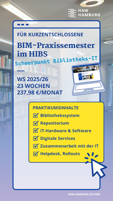 Post zum BIM-Praxissemester im HIBS