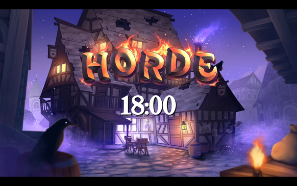 Startbildschirm des Horde Streams