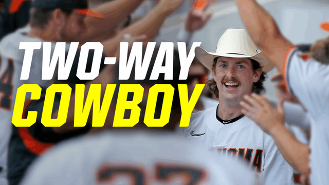 Nolan McLean two-way college baseball highlights for Oklahoma State