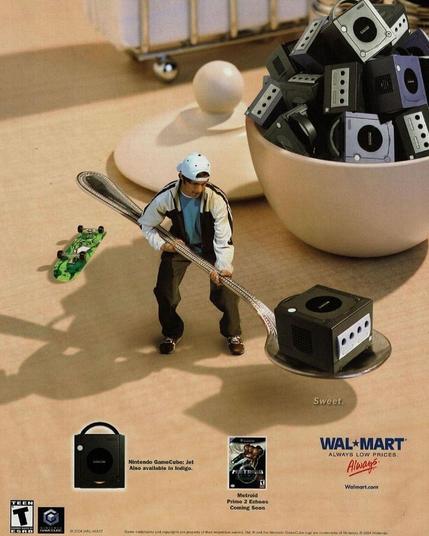 Metroid Prime 2: Echoes GameCube Walmart Ad (2004)