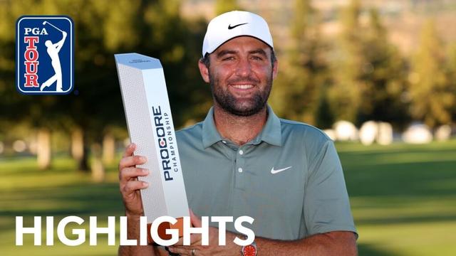 Scottie Scheffler’s winning highlights from Procore Championship | 2025