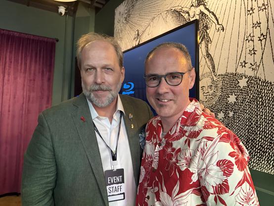 photo of myself with Robert Simonson