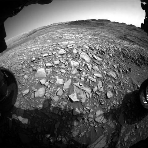 Image taken on Mars by rover Curiosity.