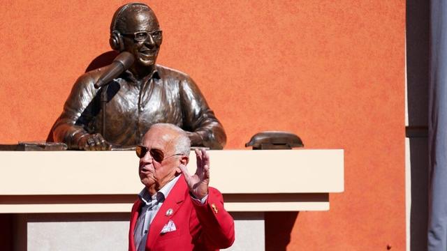 Marty Brennaman statue at Reds ballpark honors bygone era of baseball