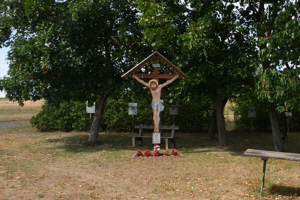 Das Sandkreuz in Markt Sankt Martin