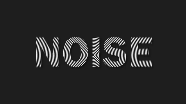 Adobe Illustrator Text Effect by Gstudio Templates of Black and White Circular Lines on Blurry Titles