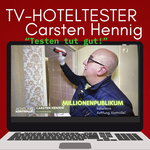 TV-Hoteltester Carsten Hennig mit Millionenpublikum