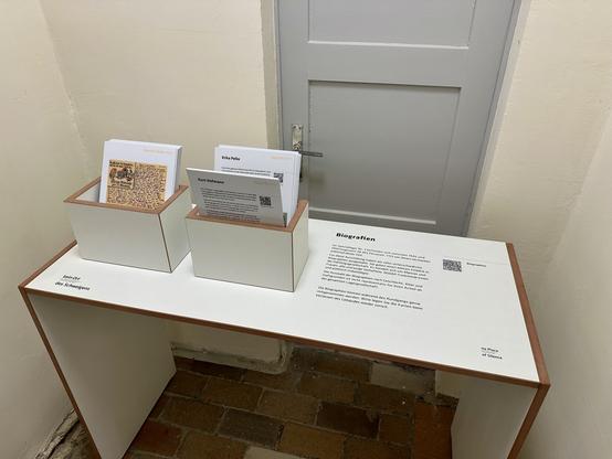 Blick in die Ausstellung „(k)ein Lager des Schweigens. Das sowjetische Speziallager Nr. 2 Buchenwald 1945-1950“.