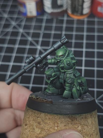 Painted zaku miniature