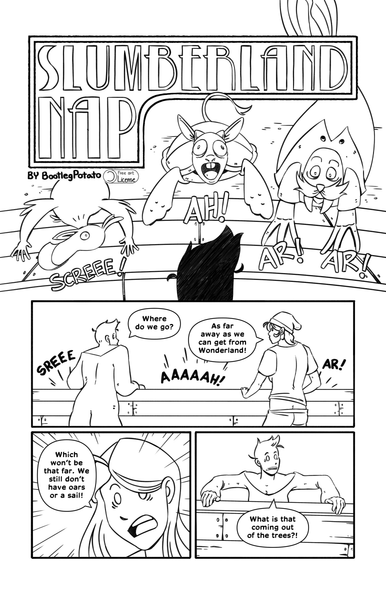 First page of the 8th installment of Slumberland Nap, by Bootleg Potato