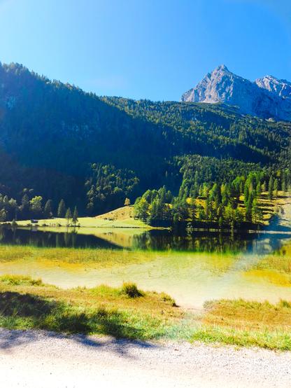In the bavarian als, near castle of Ellmau.