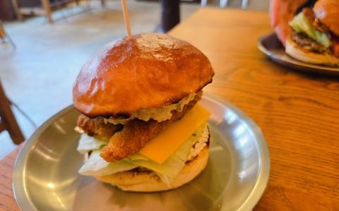 Recharge with a tasty burger at ‘Hey’ in Nago City