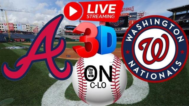 Atlanta Braves vs Washington Nationals。ライブMLB野球。プレイバイプレイ、3Dプレゼンテーションライブストリーム