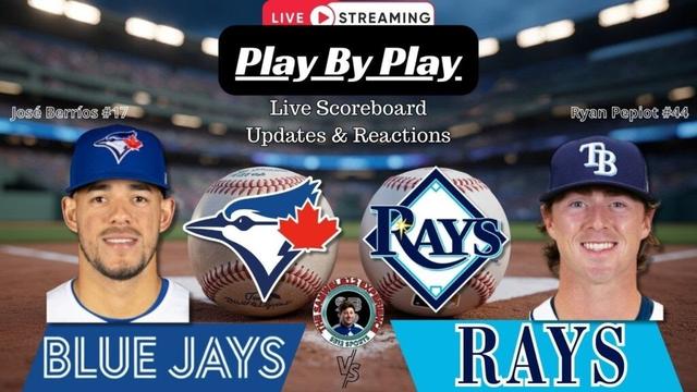 🧢ライブ:トロントブルージェイズ対タンパベイレイズMLB対決と反応!