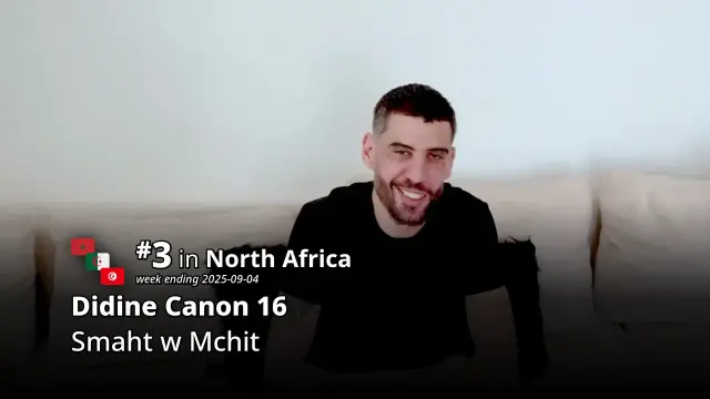 №.3 in North Africa
Didine Canon 16 – “Smaht w Mchit”