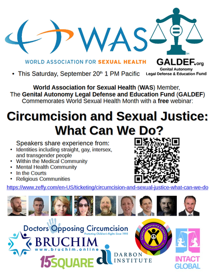 Flier with the information from the post on the WAS webinar.   The top has the title, and explanation, the button has the photos of the speakers, and a logo collage of all involved orgs.