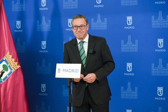 Alfonso Serrano, secretario general del PP en Madrid (Europa Press via Getty Images)