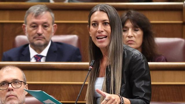 A portavoz de Junts no Congreso español, Mirian Nogueras, este 17 de setembro. (Foto: Eduardo Parra / Europa Press)