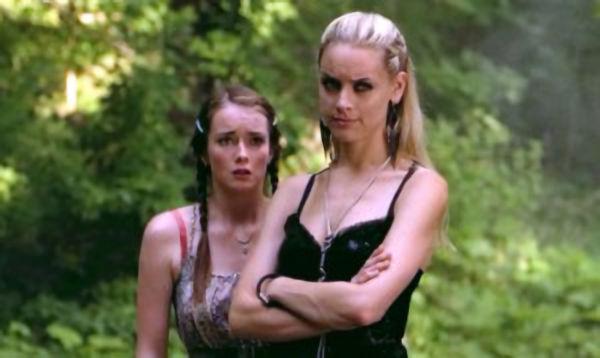 Allie MacDonald as Hannah and Rachel Skarsten as Tamsin in "Fae-ge Against the Machine"  (LOST GIRL episode 3.8)