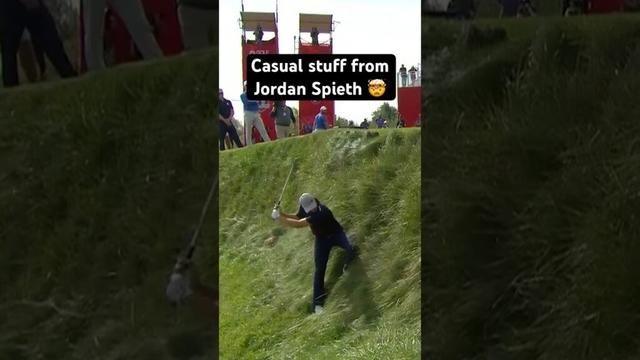 ALL-TIME shot from Jordan Spieth at the @RyderCup in 2021 🔥