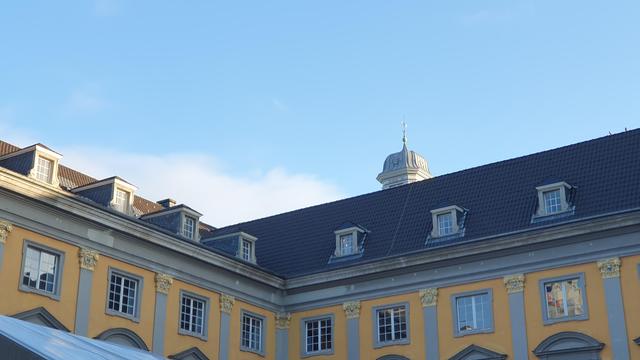 Das Bild zeigt das Dach des Bonner Schlosses