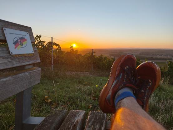 "Einfach nur hier sitzen"-Tour - SunriseRun Zornheim