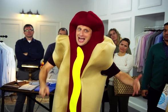 Hotdog "looking for the guy who did this" meme
