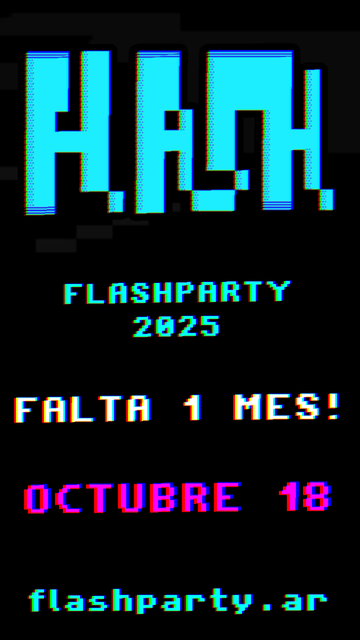 1 mes para Flashparty 2025