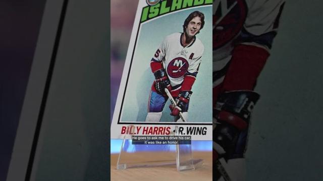 A Walk Down Memory Lane with Bryan Trottier | New York Islanders Trading Card Wall Series