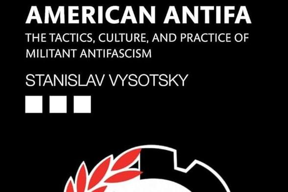 Book cover of "American Antifa" by Stanislav Vysotsky