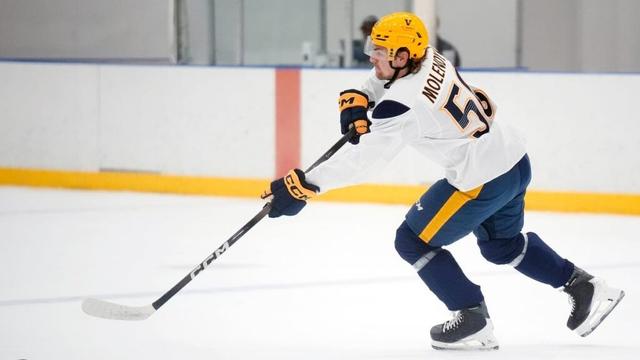 Predators training camp opens with Tanner Molendyk, Cameron Reid injured