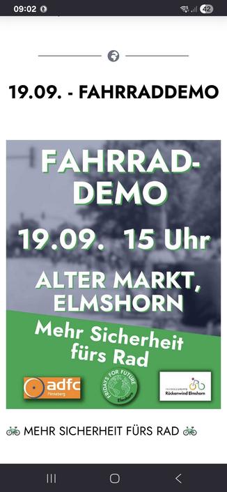 Plakat zur Demo. Alle Infos schon im Text