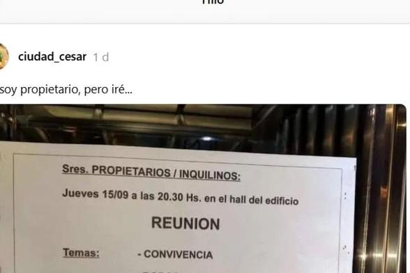 El mensaje de ciudad_cesar en Threads. (THREADS / ciudad_cesar)