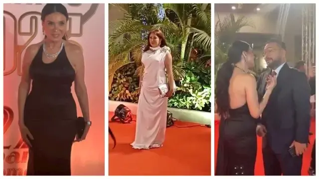 دينا وانتصار ومحمد سعد.. 20 صورة من حفل دير جيست 2025