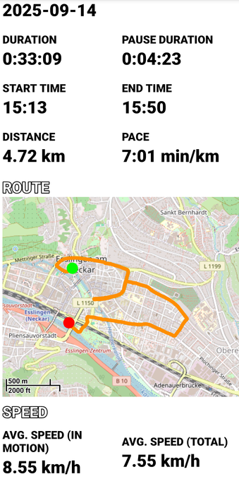 Getrackter Streckenverlauf der Kidical Mass Esslingen 2025-09-14
FitoTrack
https://f-droid.org/packages/de.tadris.fitness