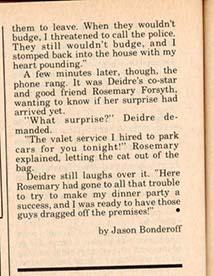 End of the Deidre Hall Article from Daytime TV - Oct 1978