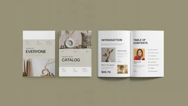 Modern InDesign Product Catalog Template for Business and Branding by DesignCoach