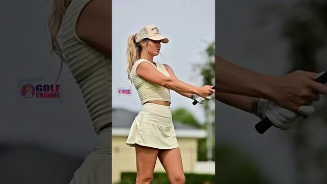 Golf Girl Karin Hart Bombs Slow Motion Golf Swing